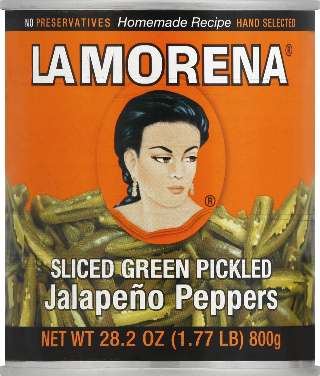 slide 2 of 2, La Morena Sliced Green Pickled Jalapeno Peppers, 