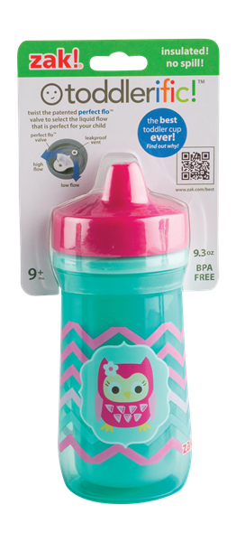 Zak! Designs Toddlerific Perfect Flo Toddler Cup with Ultimate