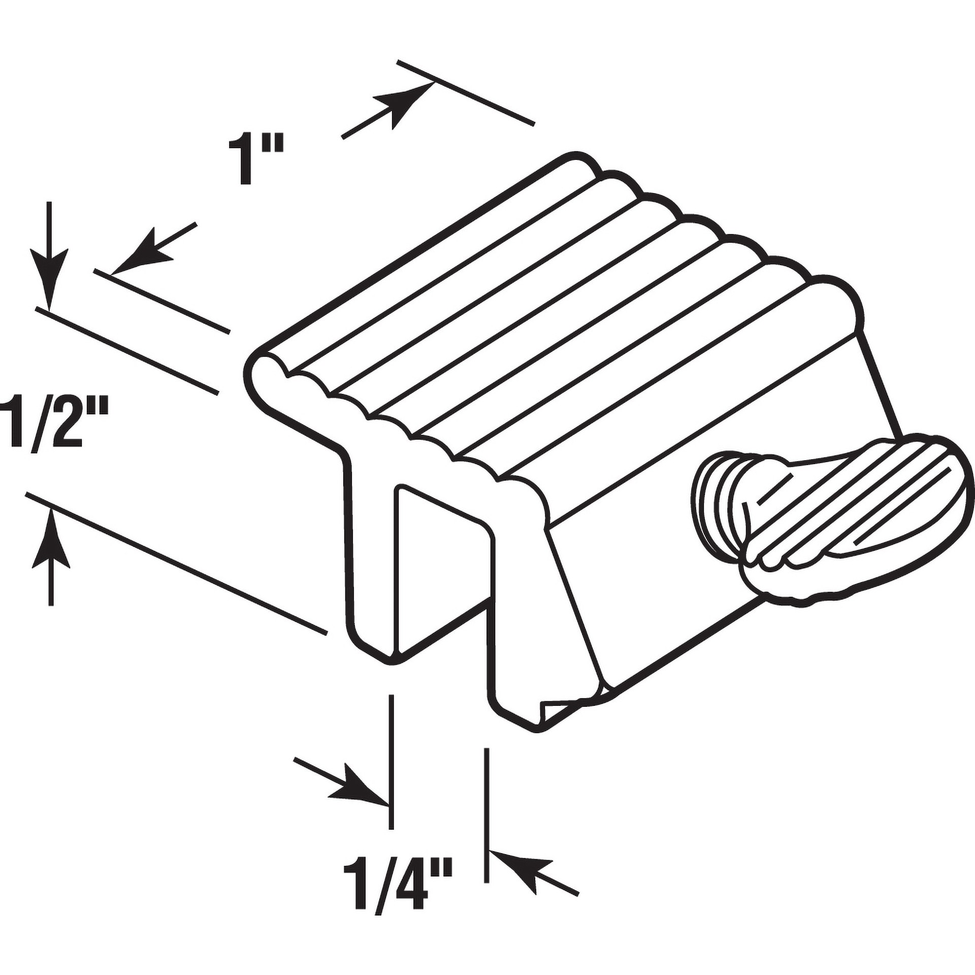 slide 2 of 4, Gatehouse White Die-cast Window Lock 2 -Pack, 1 ct