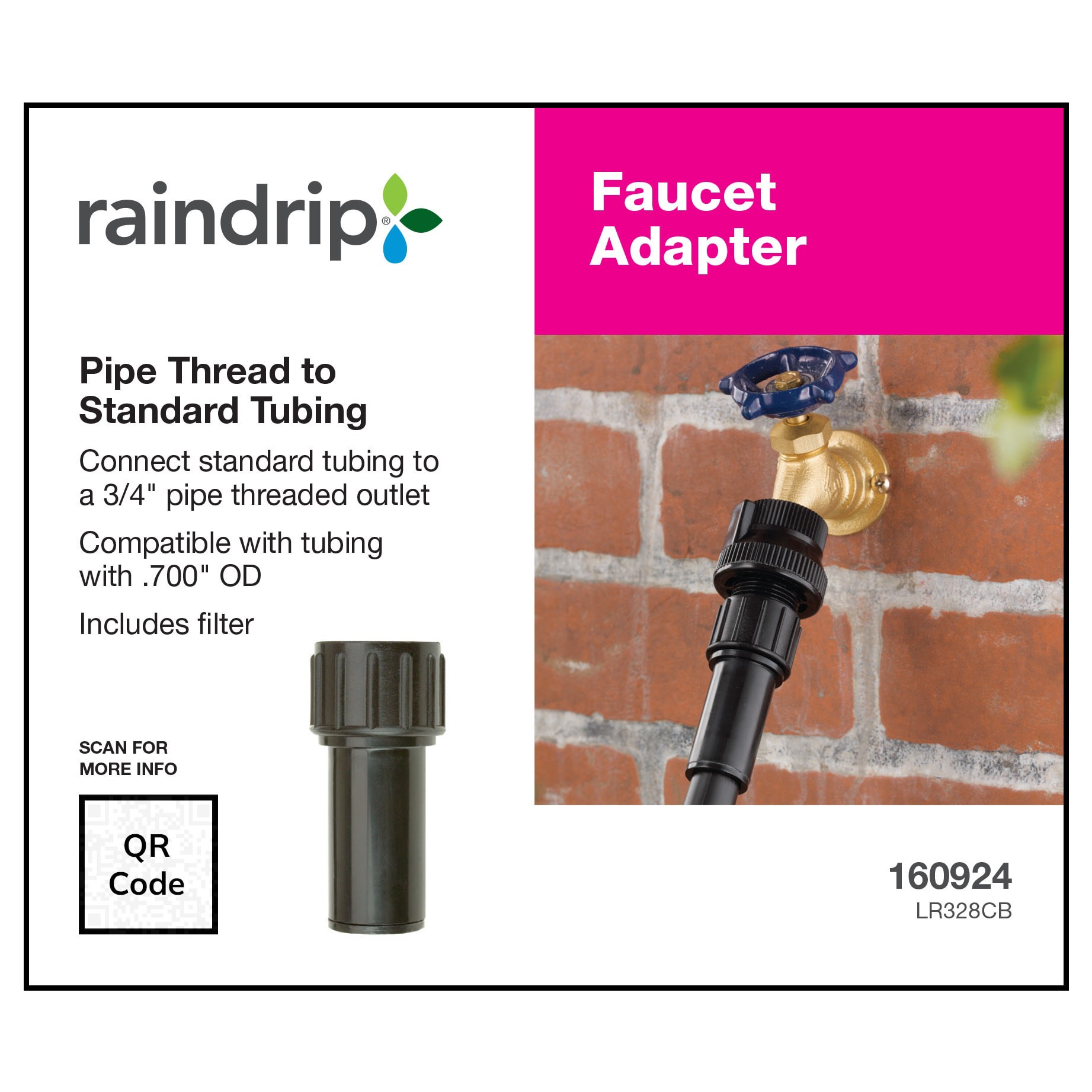 slide 6 of 6, Raindrip 5/8-In Plastic Compression Drip Irrigation Female Adapter, 1 ct