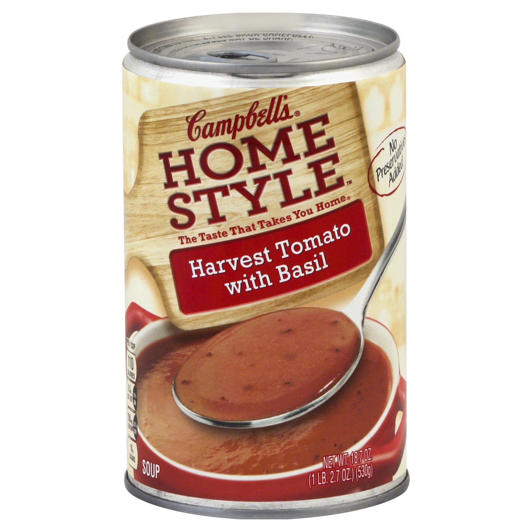 slide 1 of 5, Campbell's Homestyle Soup, Harvest Tomato Soup, 18.7 Oz Can, 18.7 oz