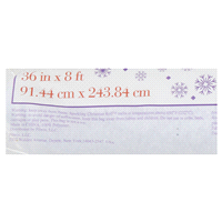 slide 3 of 5, Buffalo Snow Sparkling Christmas Roll Super Size, 36" x 12", 36 in