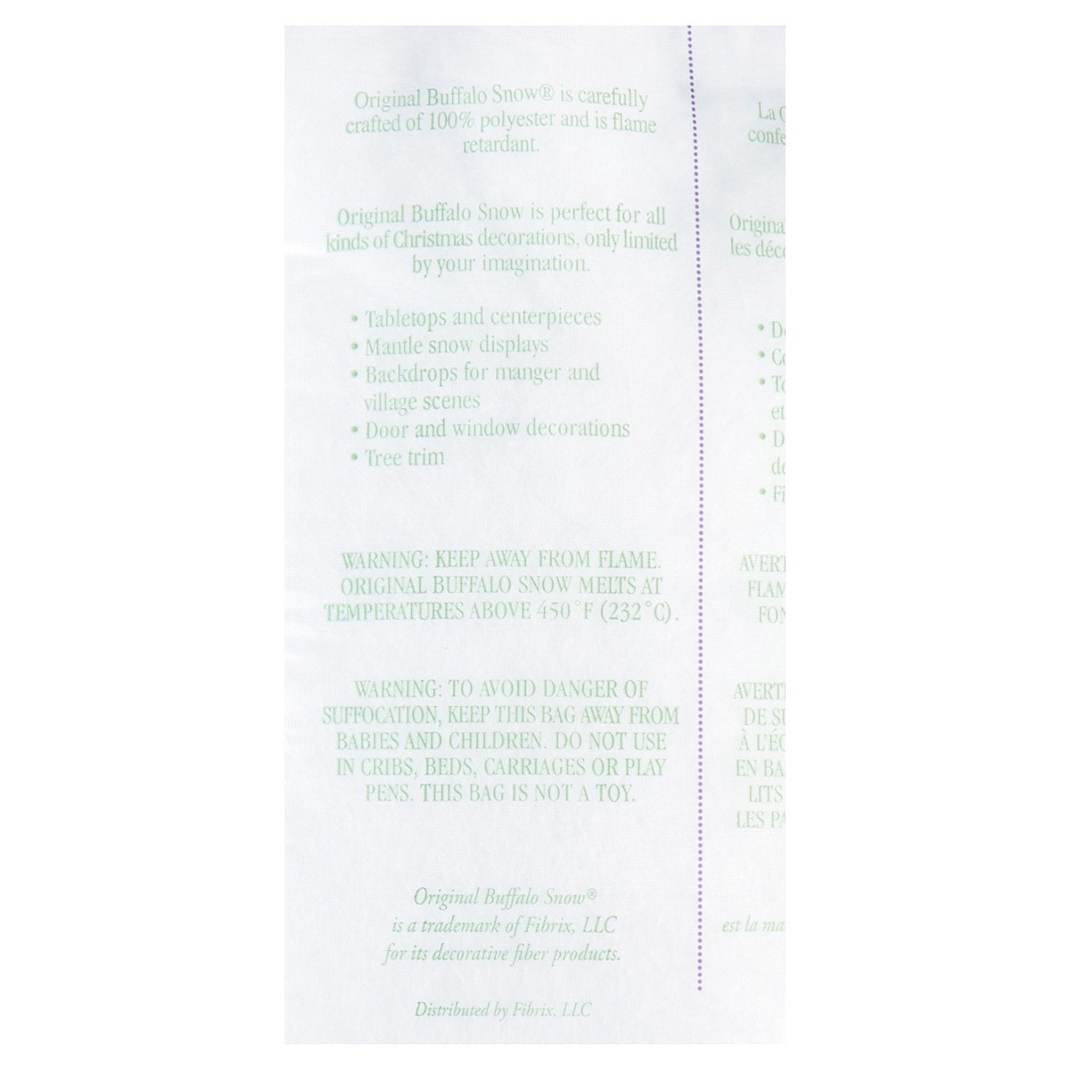 slide 5 of 5, Buffalo Snow, 16 oz