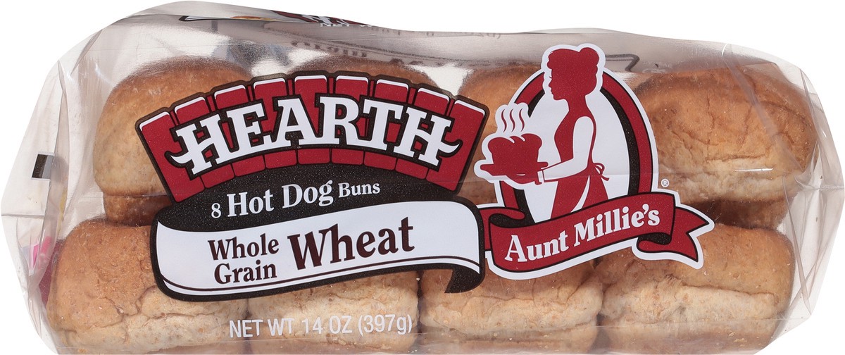 slide 5 of 9, Aunt Millie's Hearth Whole Grain Hot Dog Buns, 8 Ct, 8 ct