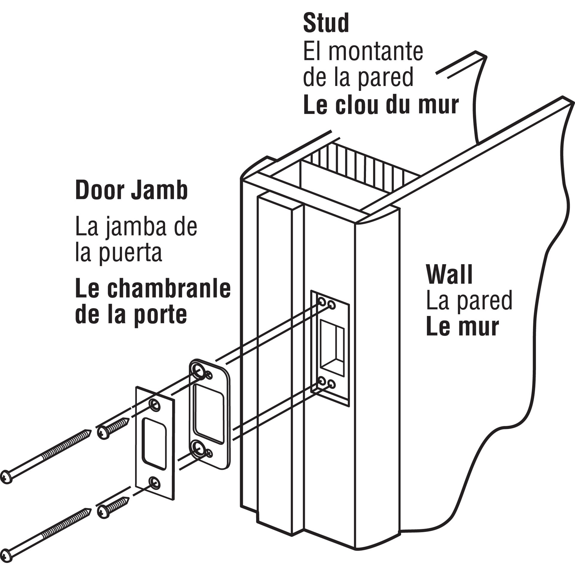 slide 5 of 6, RELIABILT 1-1/4-in W x 2-3/4-in L Satin Jamb, 1 ct