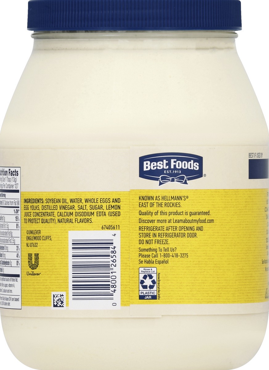 slide 6 of 6, Best Foods Real Mayonnaise, 64 oz