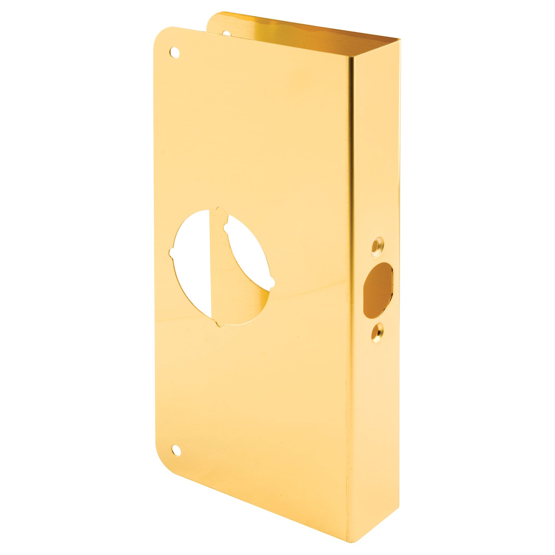 slide 1 of 6, Gatehouse 3-7/8-in W x 5-3/4-in H Polished Door Reinforcer Reinforcing plate, 1 ct