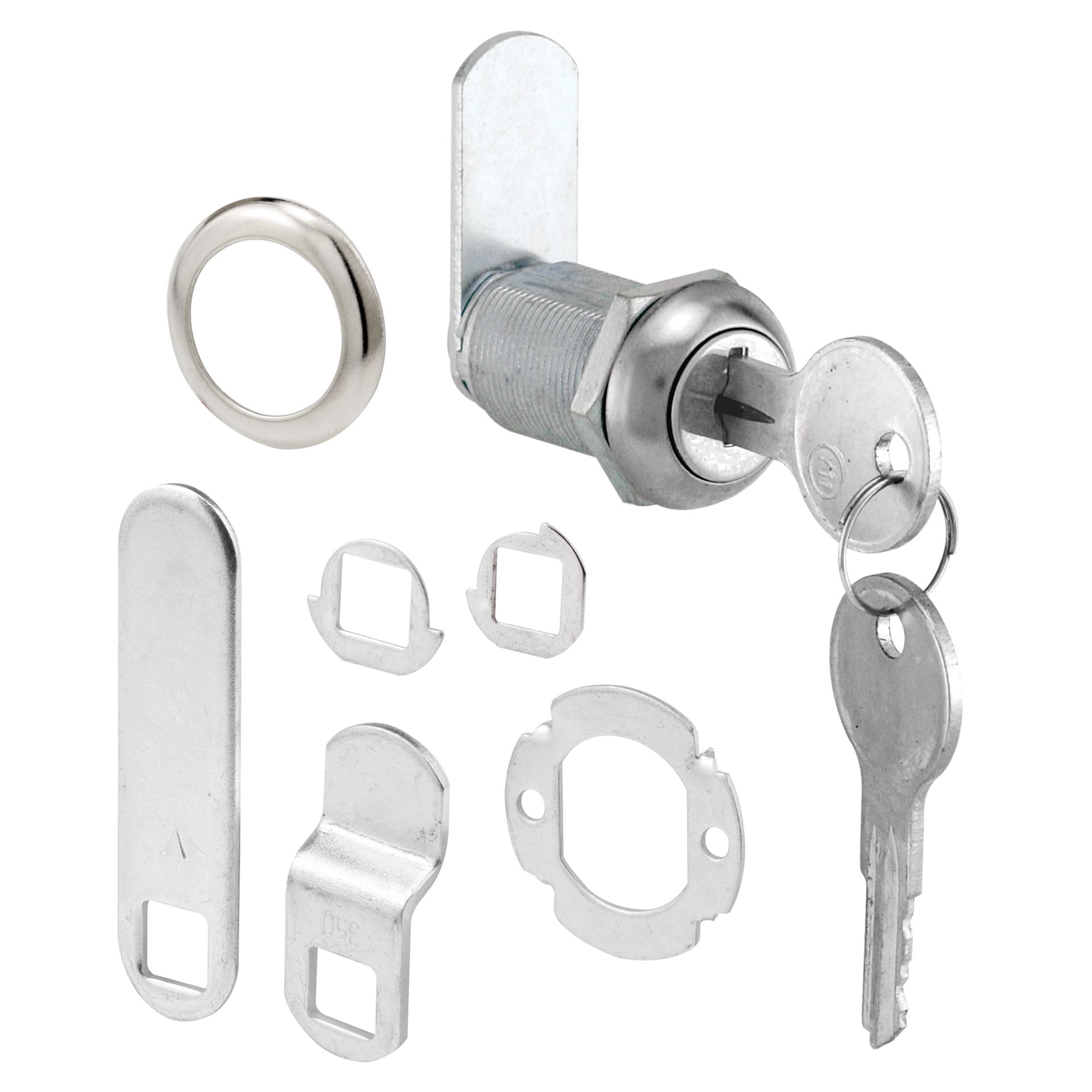 slide 1 of 6, RELIABILT Stainless steel Die-cast Cabinet/Drawer lock, 1 ct