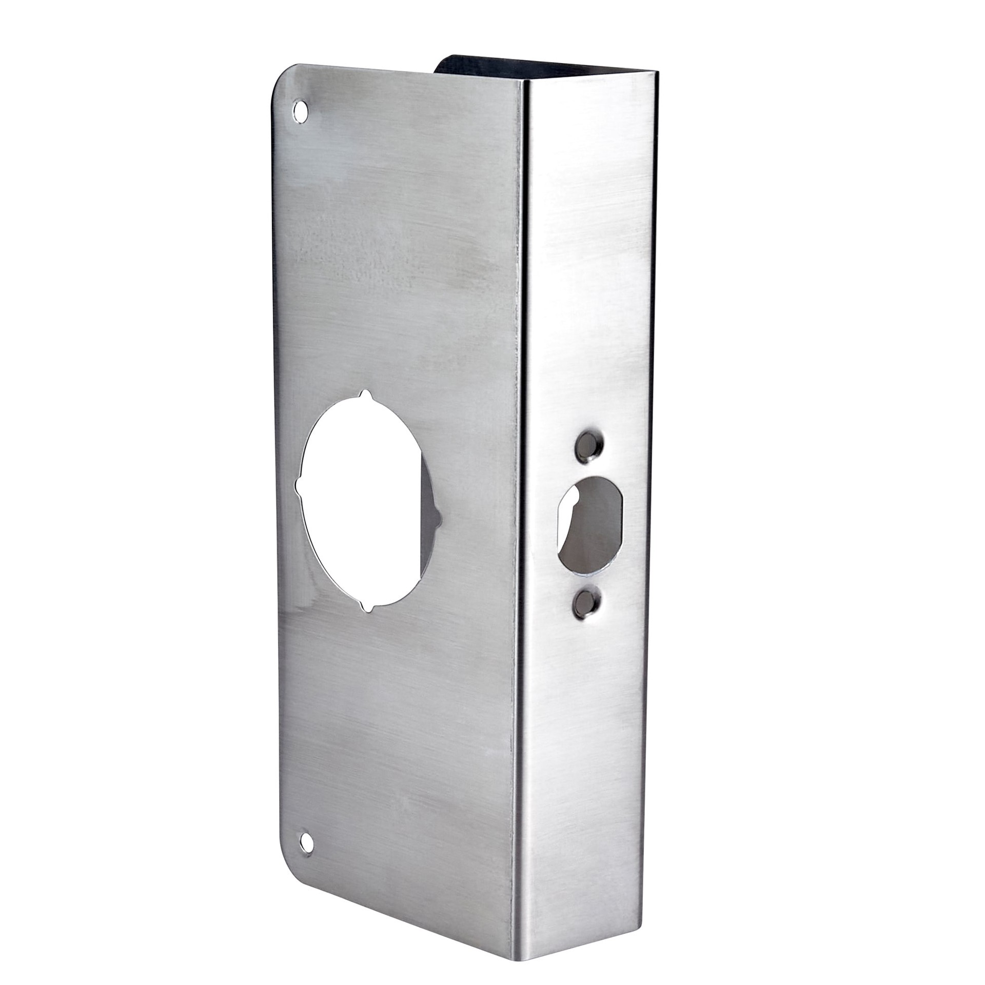 slide 5 of 6, RELIABILT 3-7/8-in W x 9-in H Satin Door Reinforcer Reinforcing mount, 1 ct