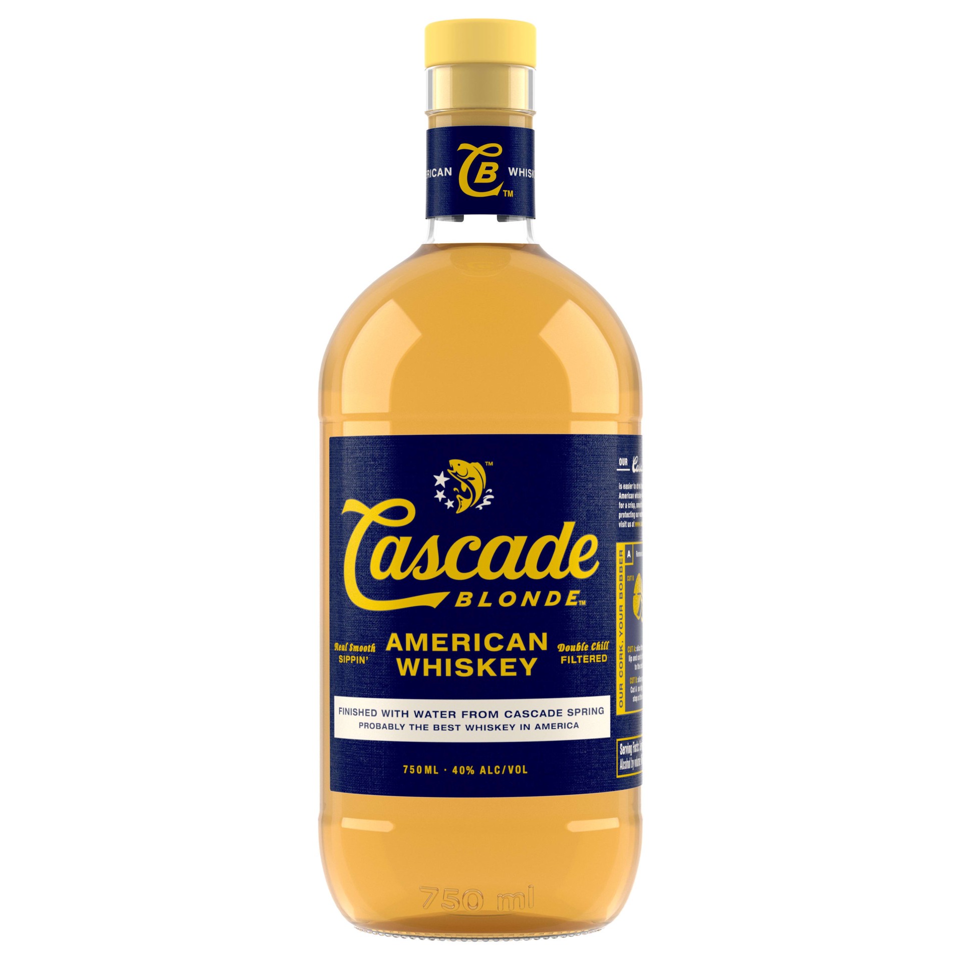 slide 1 of 3, Cascade Blonde American Whiskey, 750 mL, 750 ml