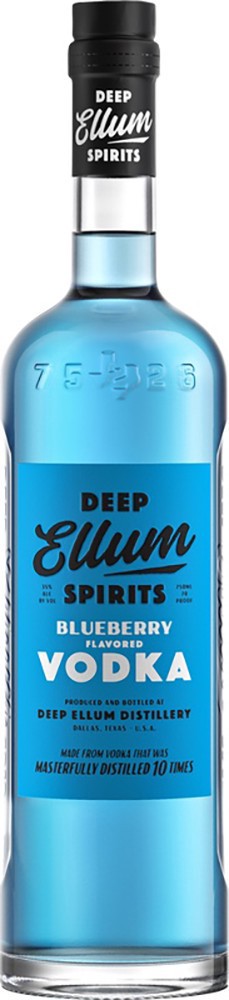slide 1 of 1, Deep Ellum Vodka - Blueberry 6/Cs, 750 ml