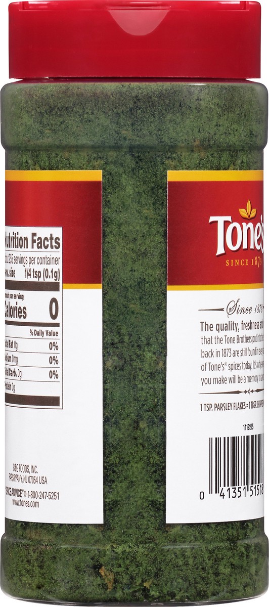 slide 4 of 8, Tone's Parsley Flakes, 0.9 oz, 0.9 oz