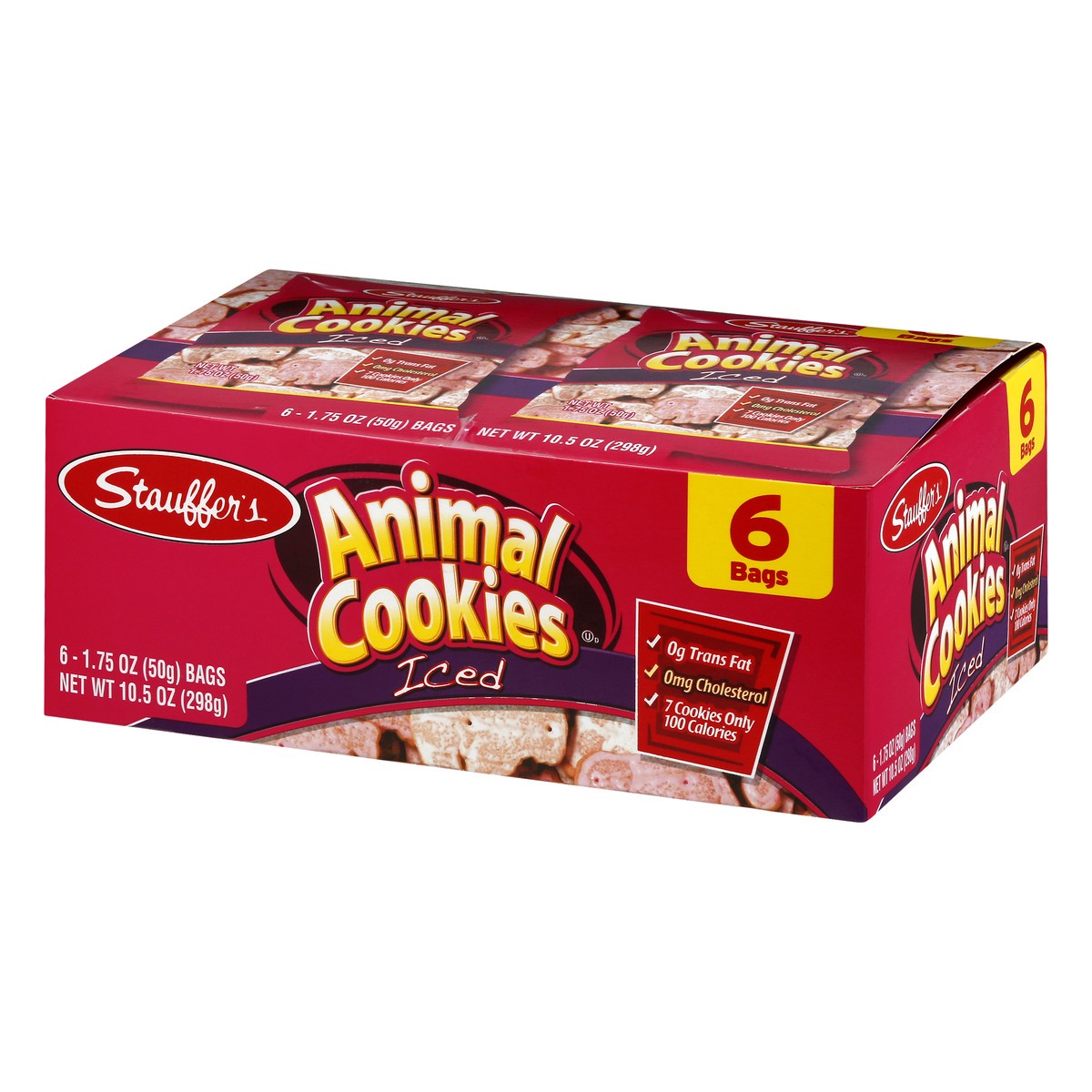 slide 3 of 9, Stauffer's Animal Cookies 6 ea, 6 ct