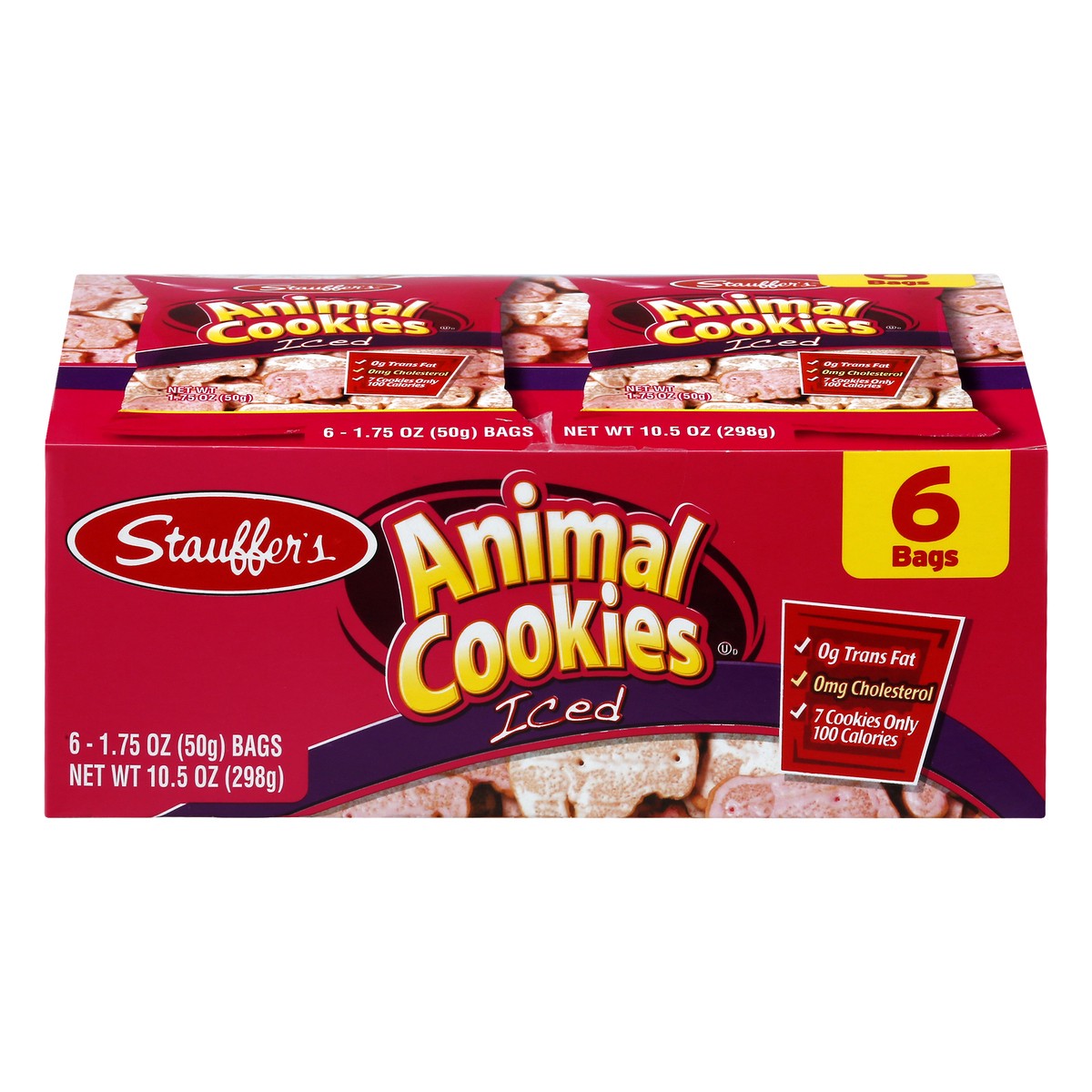 slide 1 of 9, Stauffer's Animal Cookies 6 ea, 6 ct