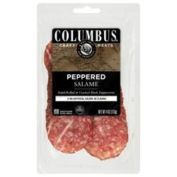 Columbus Sliced Peppered Salame
