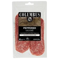 Columbus Sliced Peppered Salame