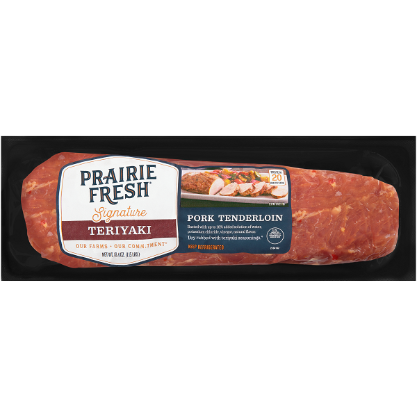 slide 1 of 1, Prairie Fresh Prarie Fresh Teriyaki Tenderloin, 18.4 oz