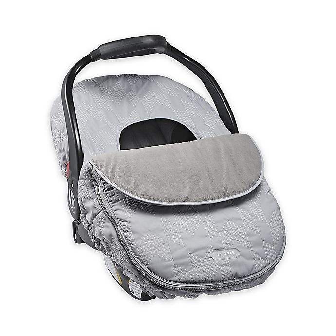 slide 1 of 2, JJ Cole Car Seat Cover - Grey Herringbone, 1 ct