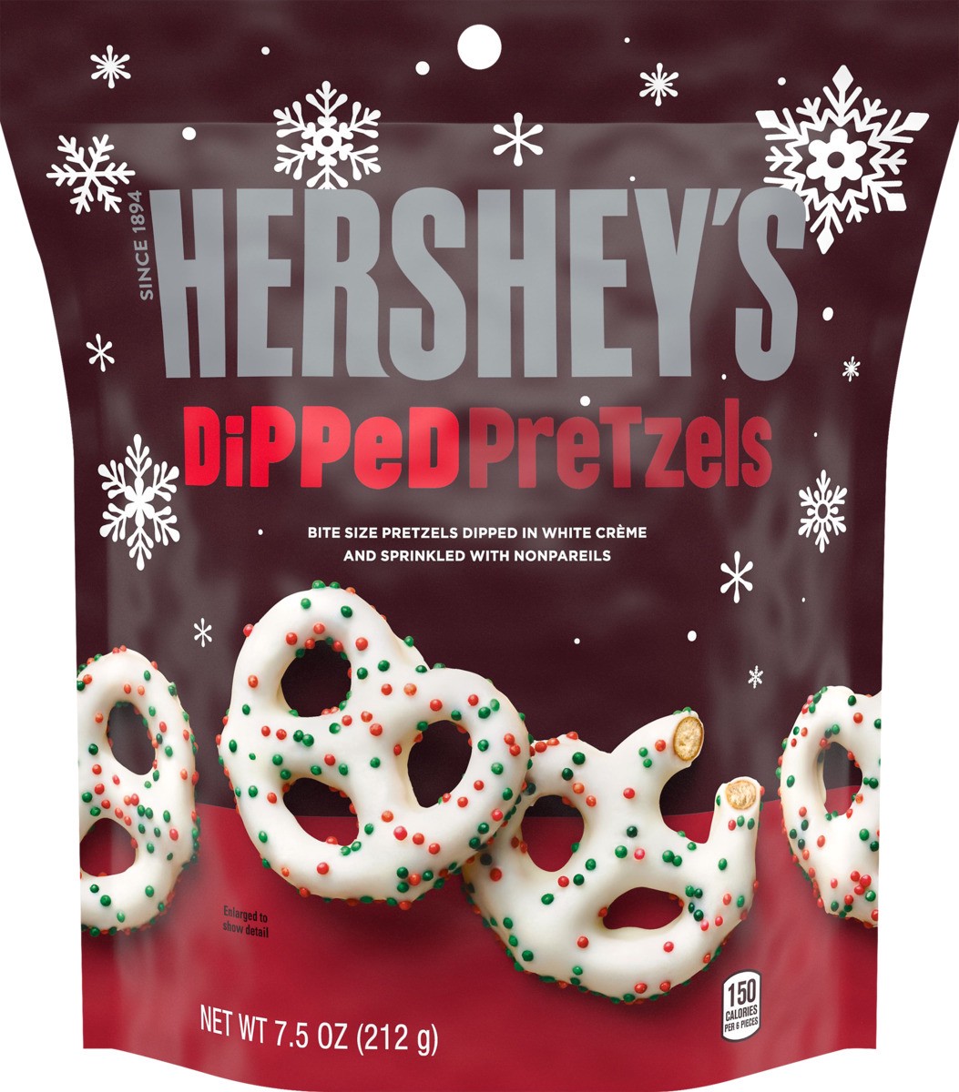 slide 3 of 4, Hershey's Holiday Dipped Pretzels, 7.5 oz