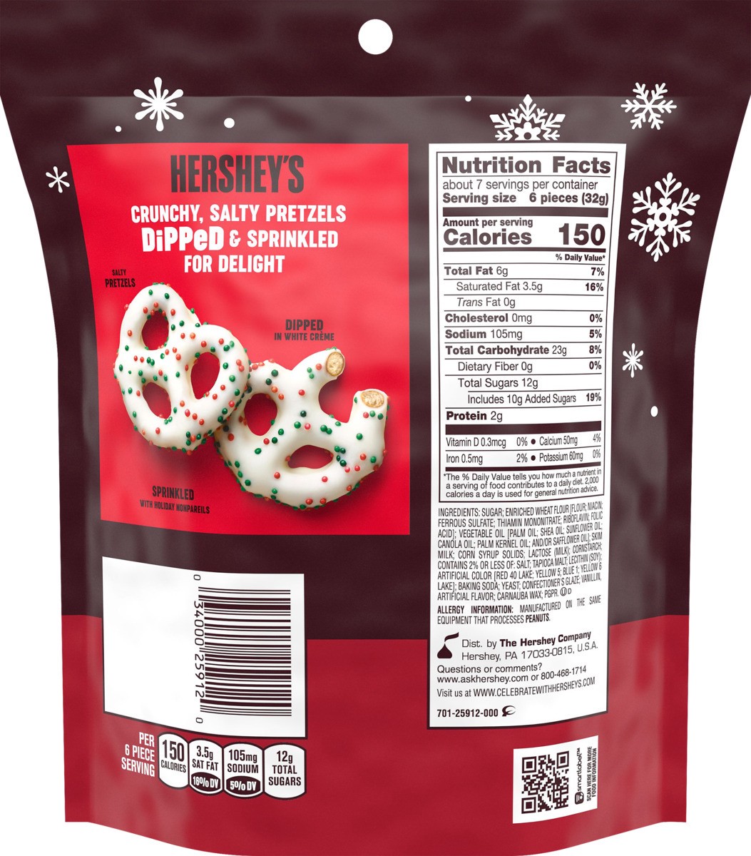 slide 4 of 4, Hershey's Holiday Dipped Pretzels, 7.5 oz