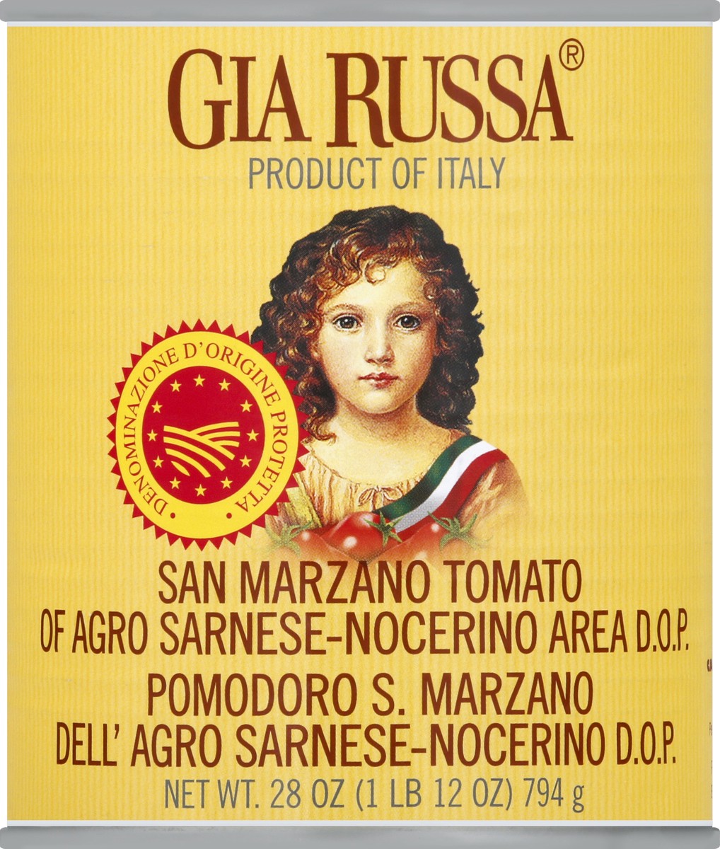 slide 5 of 6, Gia Russa Tomato Plum San Marzano, 18 oz