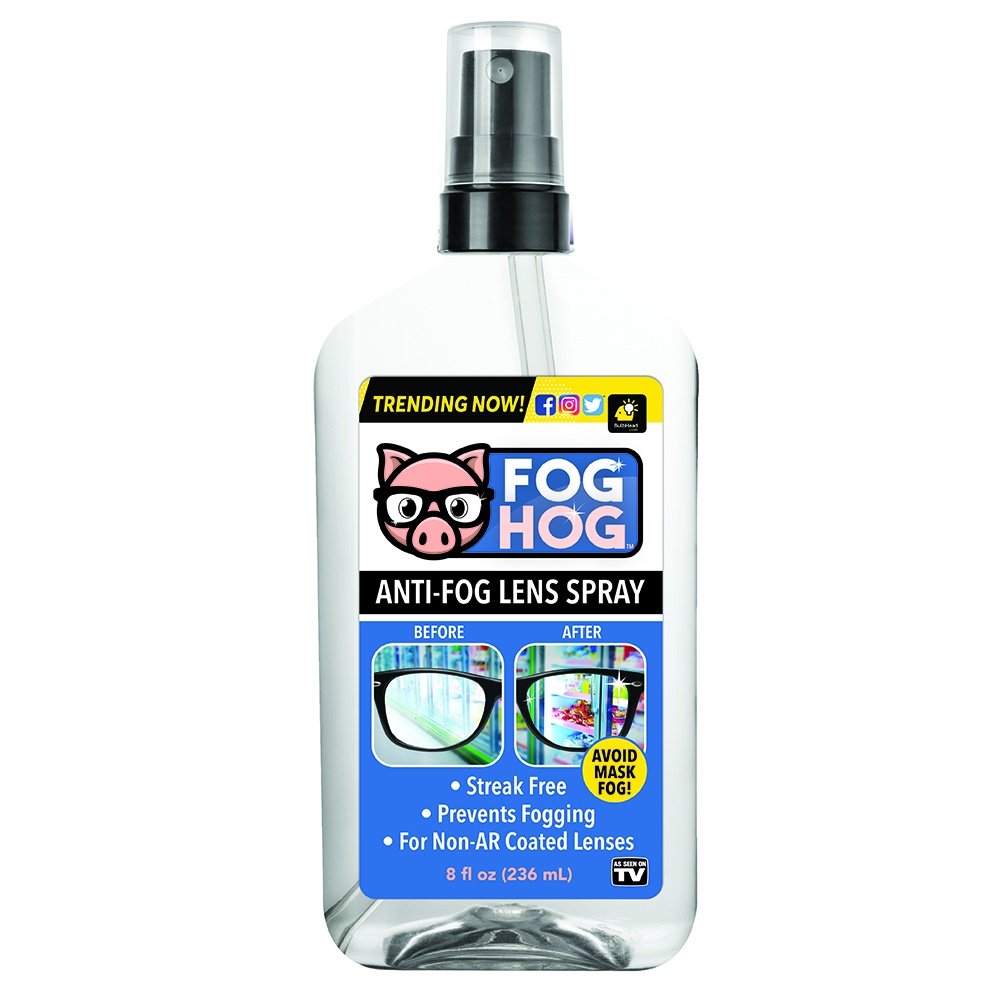 slide 1 of 1, Fog Hog Anti-Fog Lens Spray, 8 fl oz