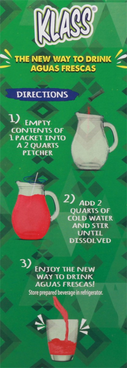 slide 5 of 14, Klass Aguas Frescas Sugar Free Strawberry Watermelon Drink Mix 6 Pitcher Packs, 6 ct