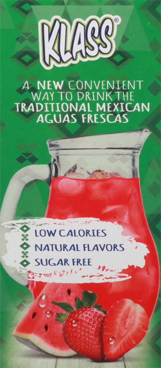 slide 10 of 14, Klass Aguas Frescas Sugar Free Strawberry Watermelon Drink Mix 6 Pitcher Packs, 6 ct
