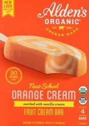 Alden's Fruit Cream Bar, New School Orange Cream
