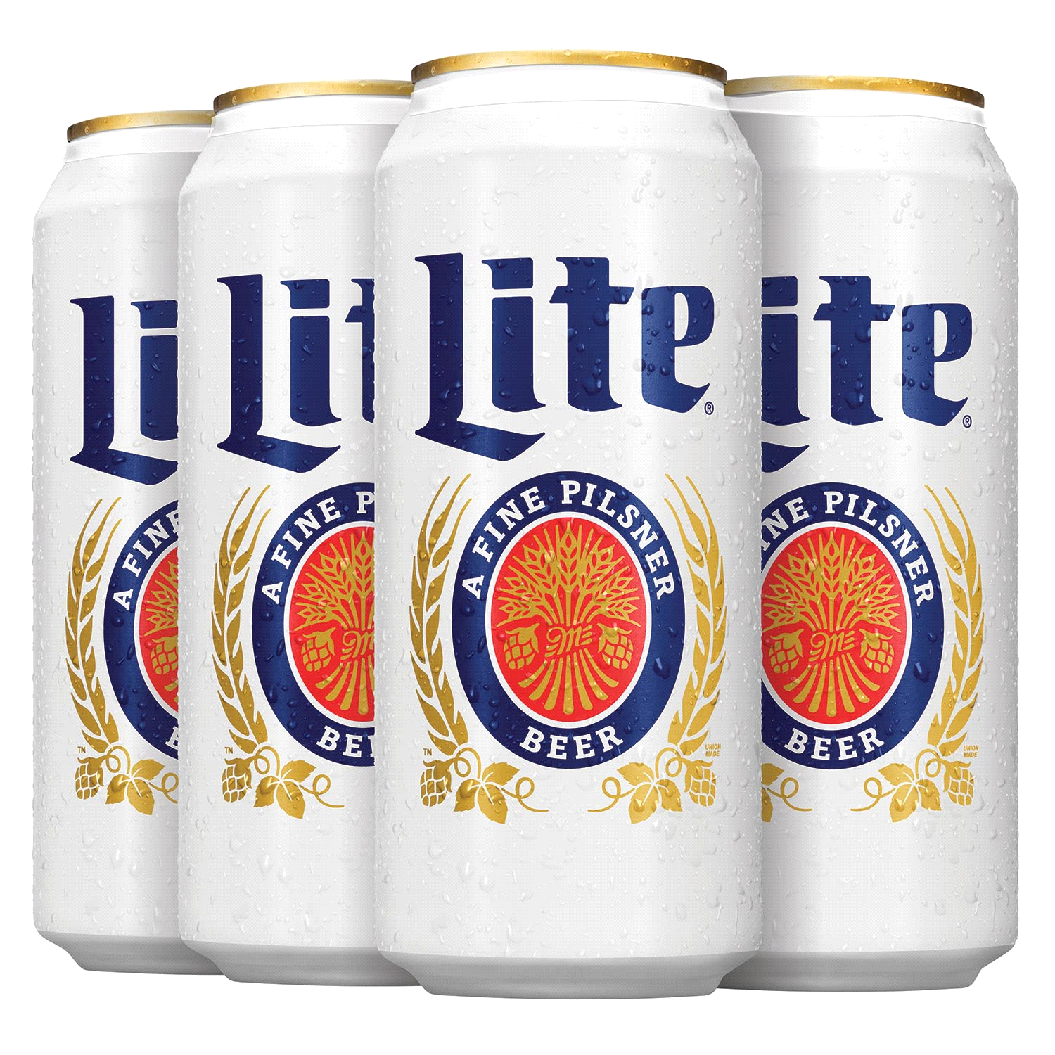 slide 2 of 4, Miller Lite American Light Lager Beer, 4.2% ABV, 6-pack, 16-oz beer cans, 6 oz