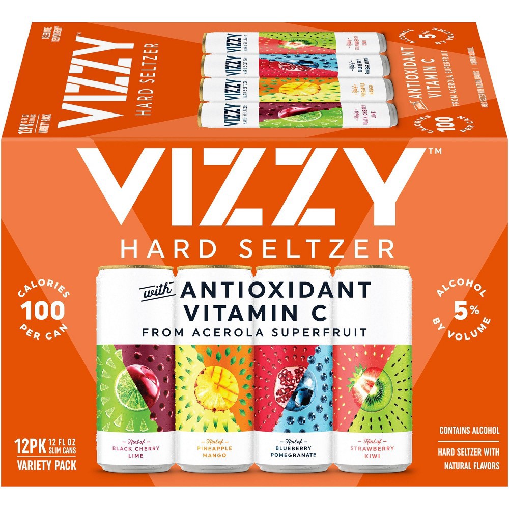 slide 3 of 3, Vizzy Hard Seltzer Variety In Cans, 12 ct; 12 fl oz