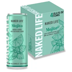 Naked Life Non-Alcoholic Mojito Cocktail 4 - 8.4 fl oz Cans