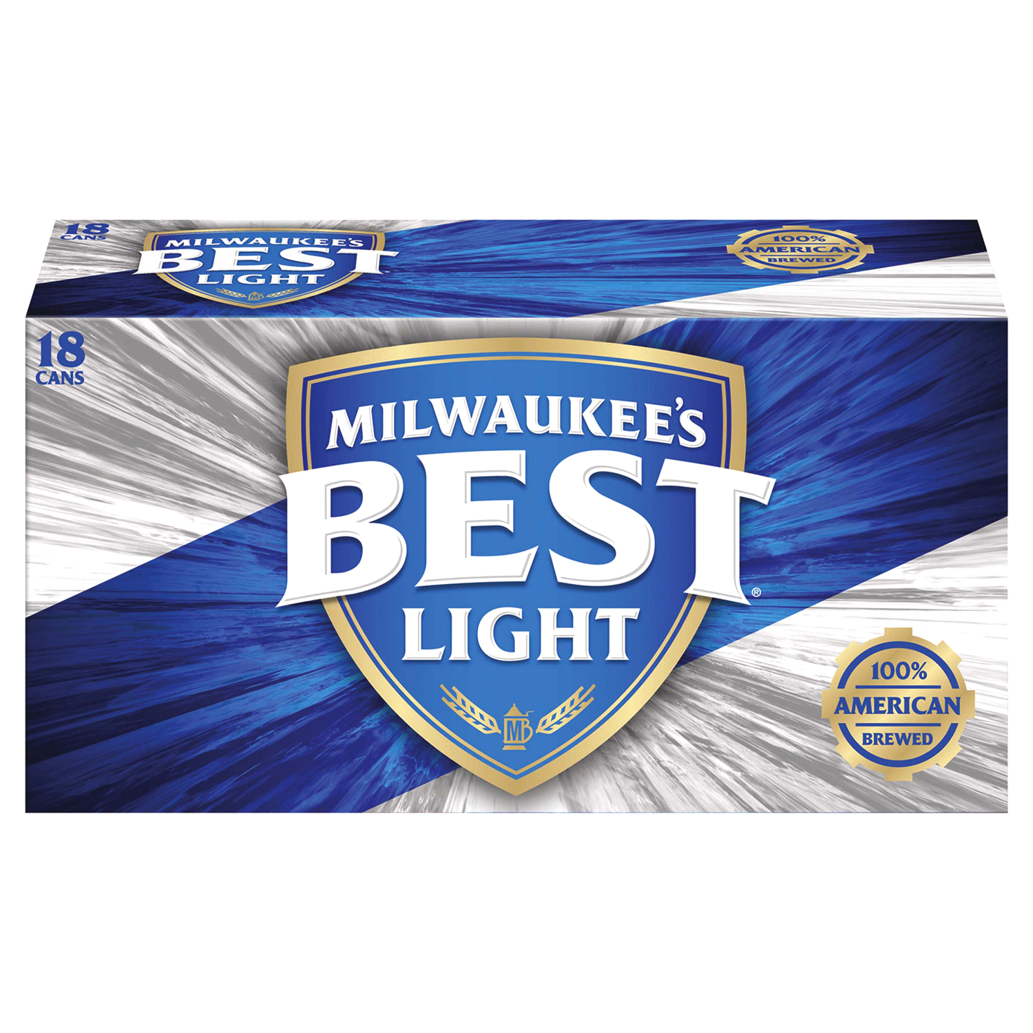 slide 1 of 1, Milwaukee's 4.1% ABV Lager, 18 ct; 12 fl oz
