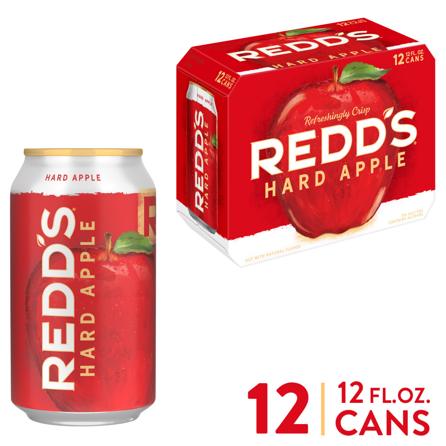 slide 1 of 1, Redd's 5% ABV Ale, 12 ct