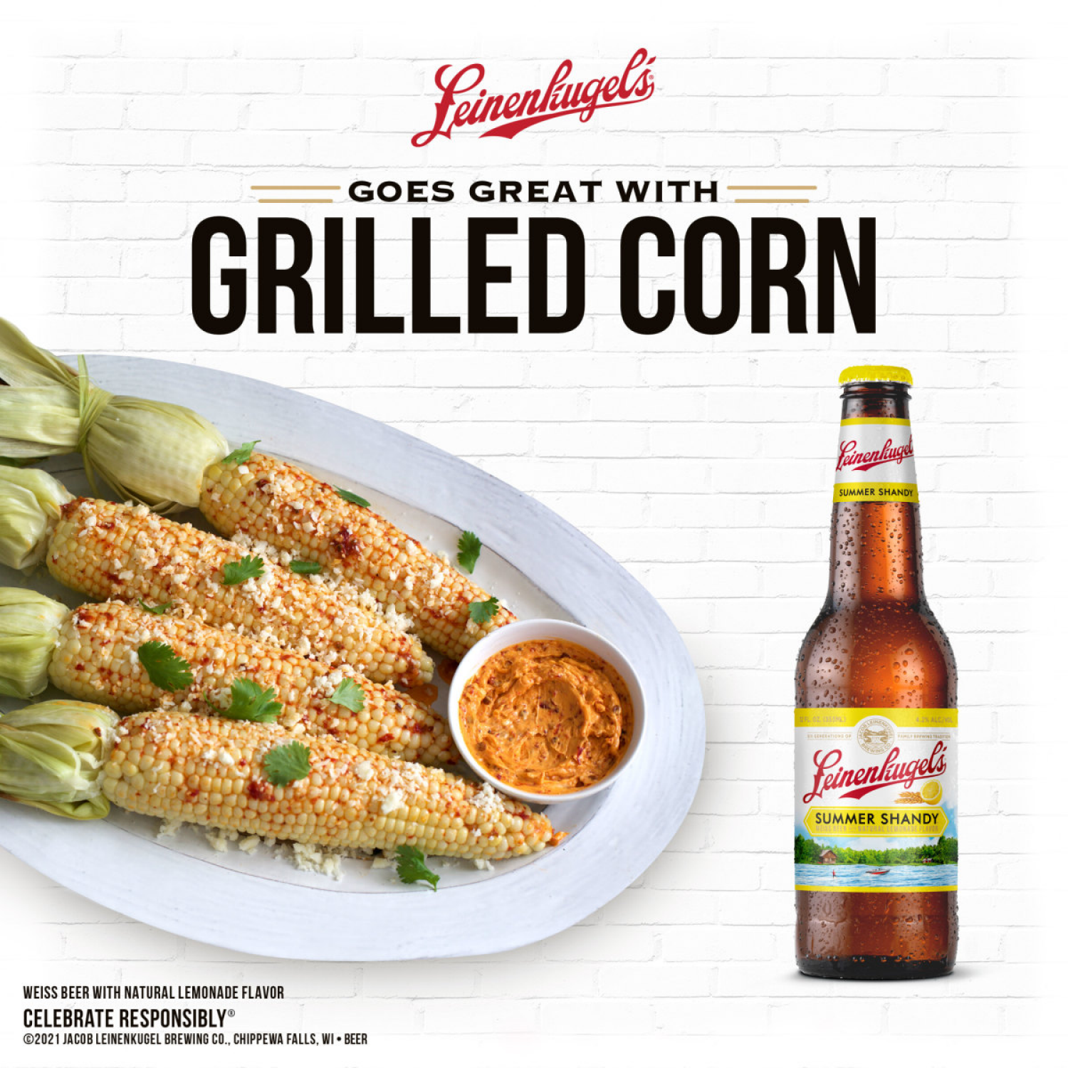 slide 3 of 5, Leinenkugel's Summer Shandy Craft Beer, 4.2% ABV, 12-pack, 12-oz beer bottles, 12 ct