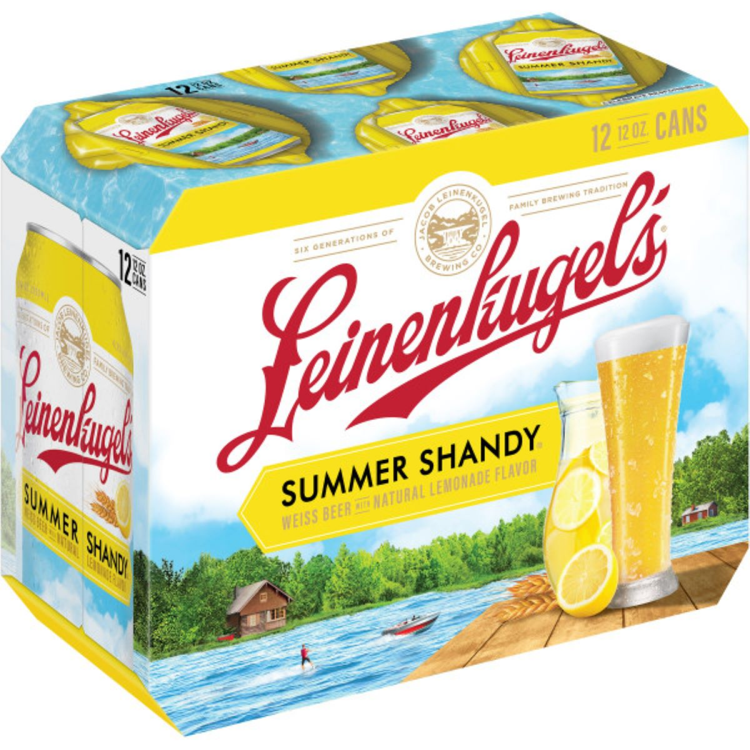 slide 1 of 5, Leinenkugel's Summer Shandy Beer 12 - 12 oz Cans, 12 ct