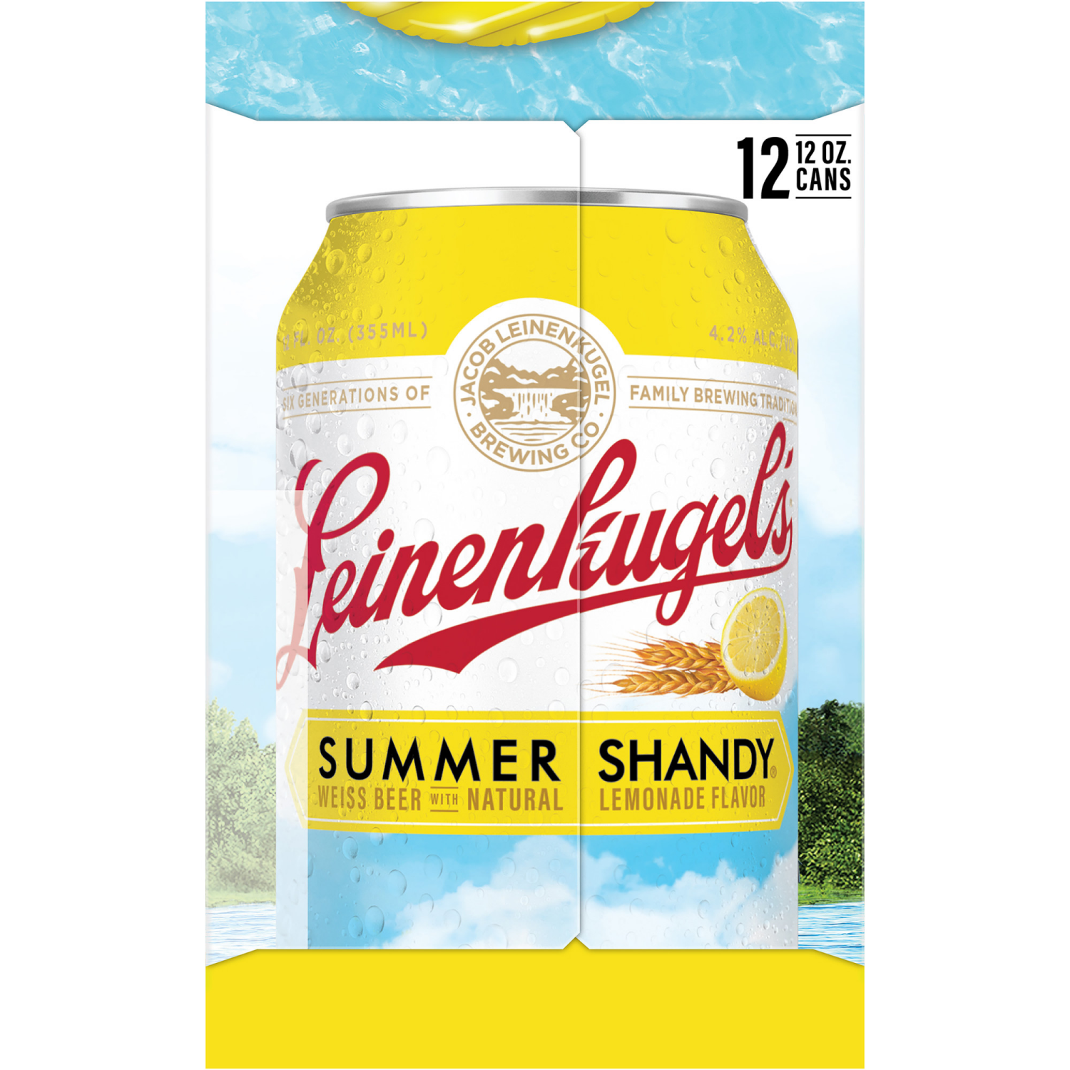 slide 3 of 5, Leinenkugel's Summer Shandy Beer 12 - 12 oz Cans, 12 ct