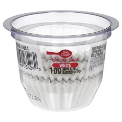 Betty Crocker Mini Size Baking Cups White