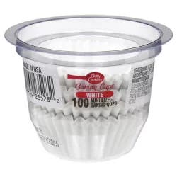 Betty Crocker Mini Size Baking Cups White