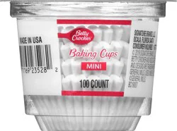 Betty Crocker Mini Size Baking Cups White