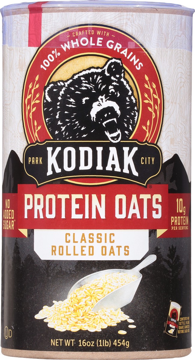 slide 4 of 11, Kodiak Cakes Protein Oats, Classic Rolled Oats, 16 oz, 16 oz