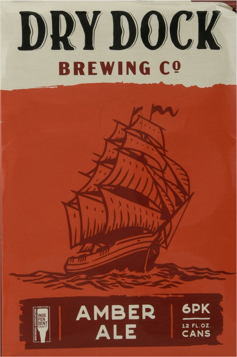 slide 6 of 8, DRY Dock Amber In Cans, 6 ct; 12 fl oz
