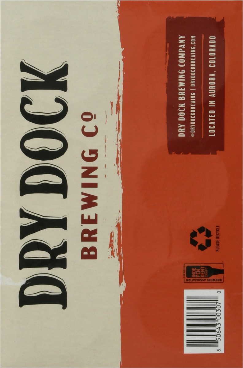 slide 7 of 8, DRY Dock Amber In Cans, 6 ct; 12 fl oz