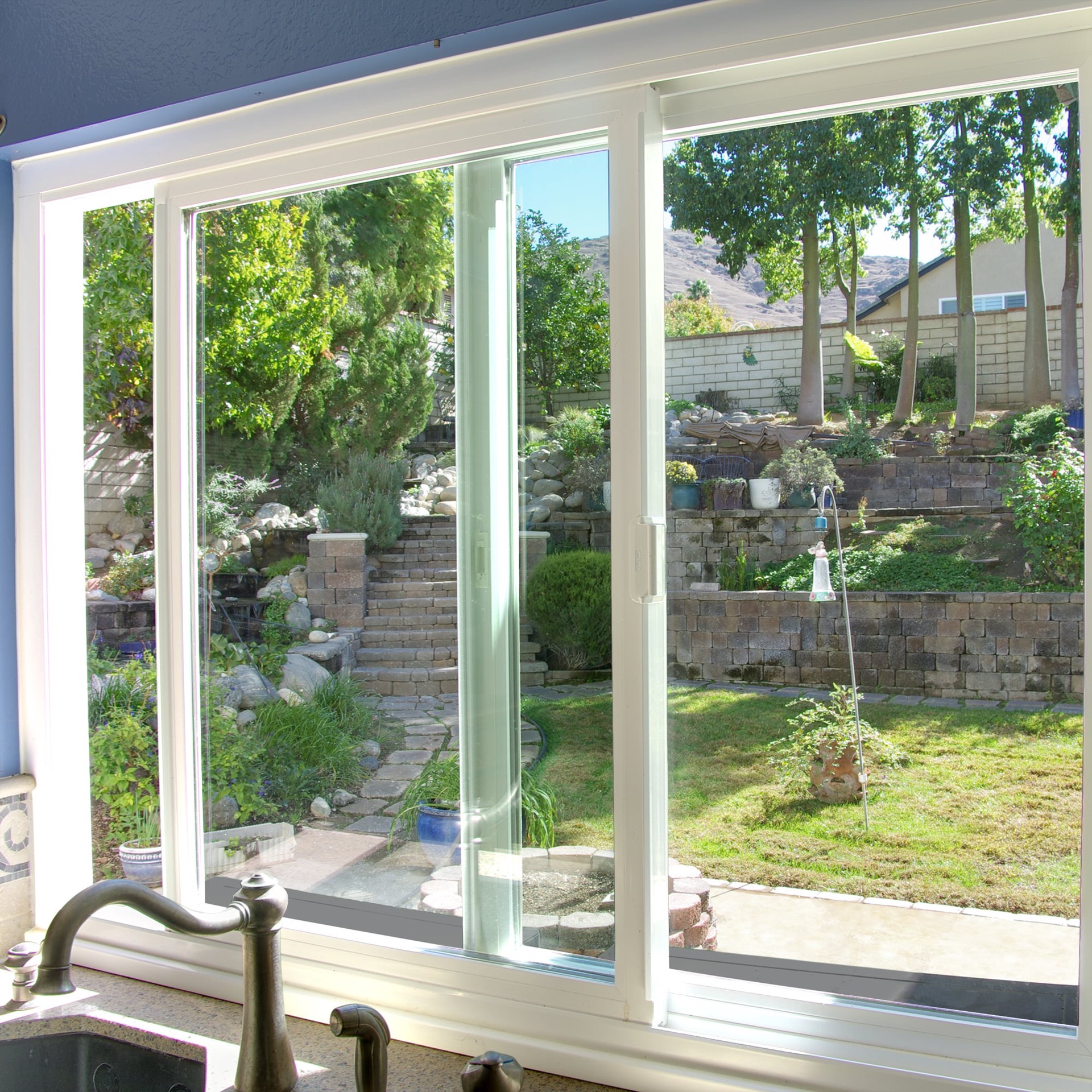 slide 4 of 4, Gatehouse 2 -Pack Mill Stainless steel Aluminum Sliding Window, 1 ct