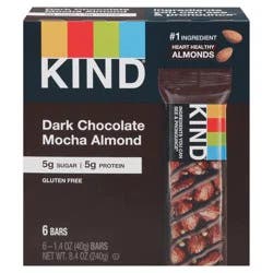 Kind Bars Dark Choc Mocha Almond 6Ct
