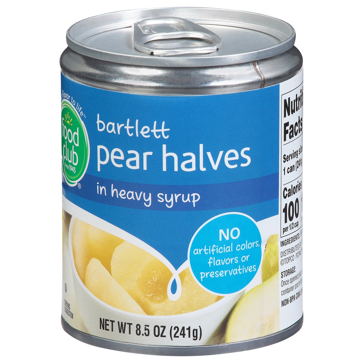 slide 3 of 11, Food Club Bartlett Pear Halves In Heavy Syrup, 8.5 oz