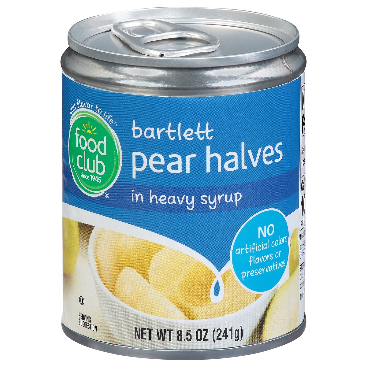 slide 1 of 11, Food Club Bartlett Pear Halves In Heavy Syrup, 8.5 oz