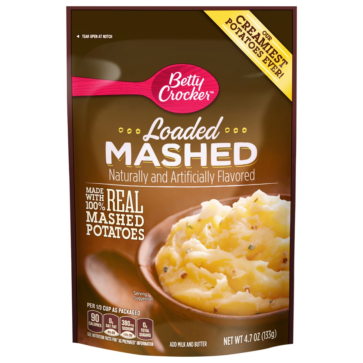 slide 1 of 14, Betty Crocker Loaded Mashed Potatoes, 4.7 oz, 4.7 oz