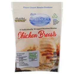 Springer Mountain Farms Family Pack Skinless Boneless Chicken Breasts Family Pack 8 ea