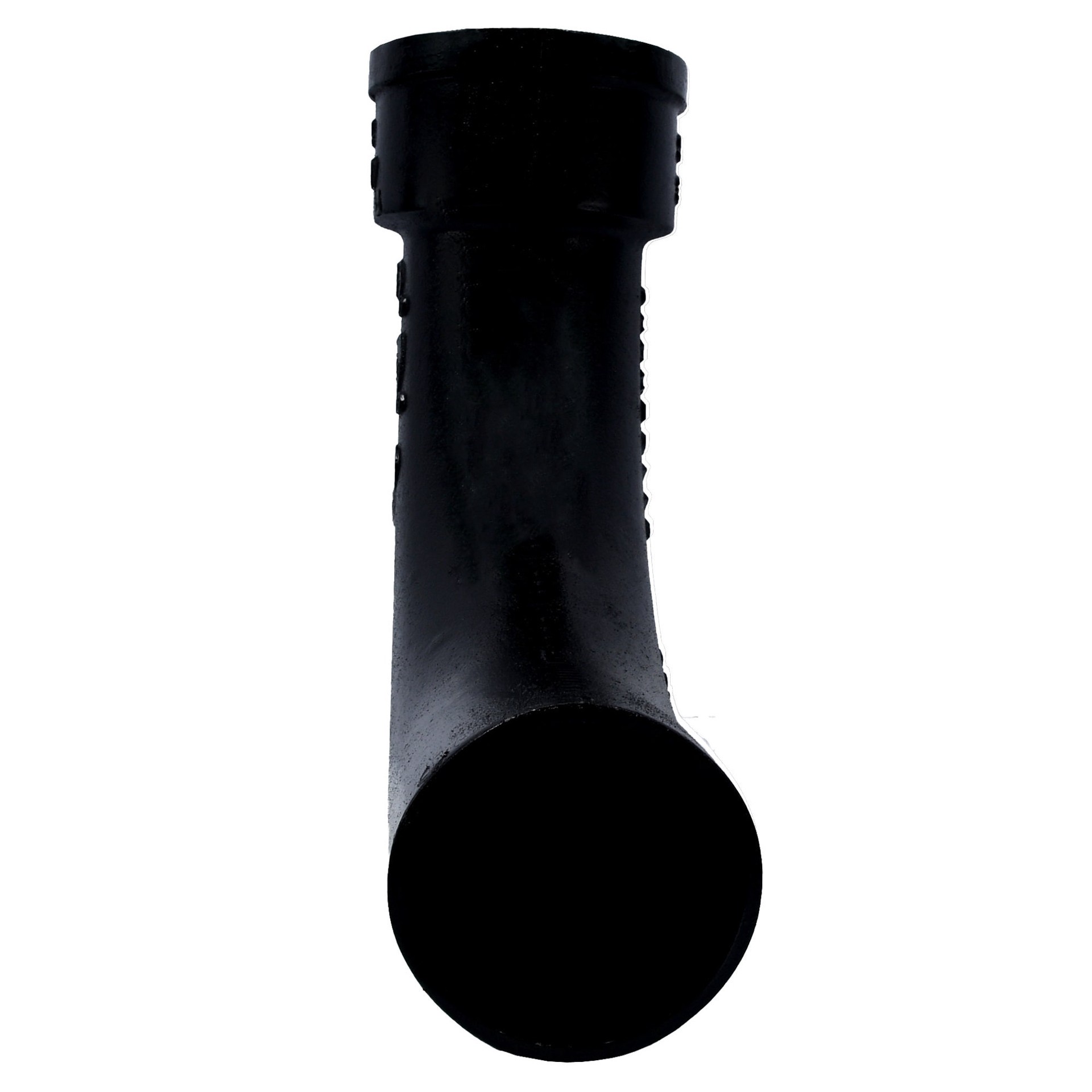 slide 2 of 6, Charlotte Pipe 4-in x 4-in Black Cast Iron Long Sweep Service Pipe/Fitting for DWV Applications, ASTM A74 Approved, NSF Safety Listed, 1 ct